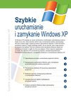 Okładka Szybkie uruchamianie i zamykanie Windows XP
