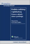Okładka Kodeks rodzinny i opiekuńczy. Prawo o aktach stanu cywilnego z hasłami i skorowidzem